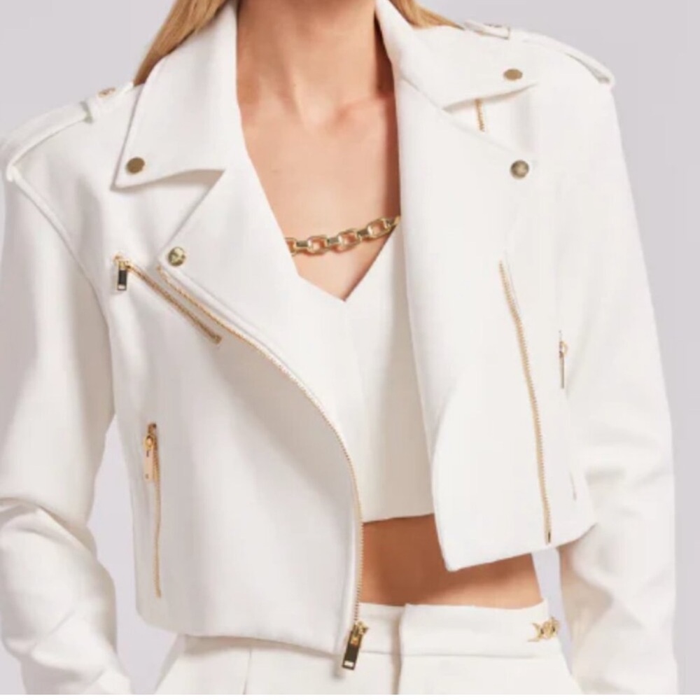 Generation Love Cosita Crepe Moto Jacket
